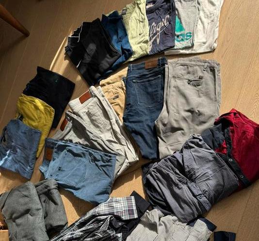 Groot pakket heren dure merkkleding - maat XL - 10€/stuk!, Kleding | Heren, Heren-kledingpakketten, Gedragen, Maat 56/58 (XL)