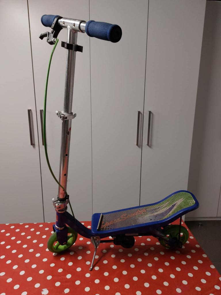 Space Scooter - X360, Blauw - Junior Step (4 t/m 7 jaar), Fietsen en Brommers, Ophalen, Gebruikt, Overige typen