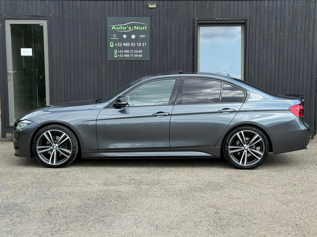 Bmw 320d lci sport automaat 12M GARANTIE leder navi pano, Auto's, BMW, Automaat, 4 deurs, Achterwielaandrijving, Leder