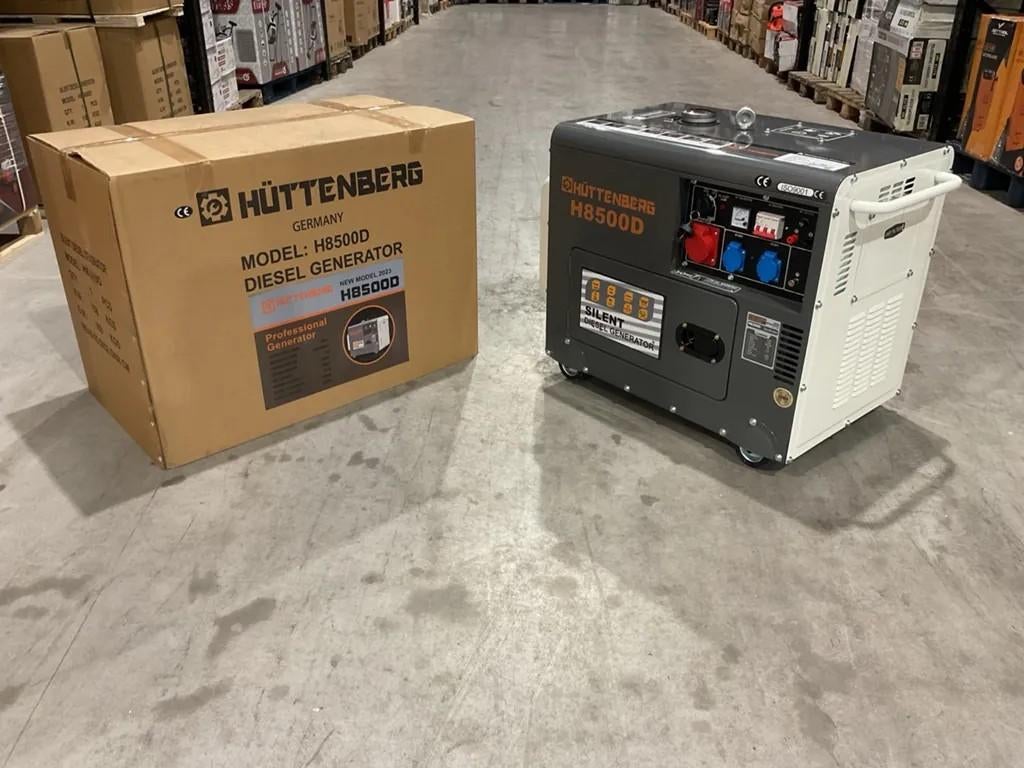 Stroomgroep/generator Diesel 8500w nieuw geluidstil aanbiedi, Dieselolie, Geluidgedempt, Nieuw, Ophalen of Verzenden