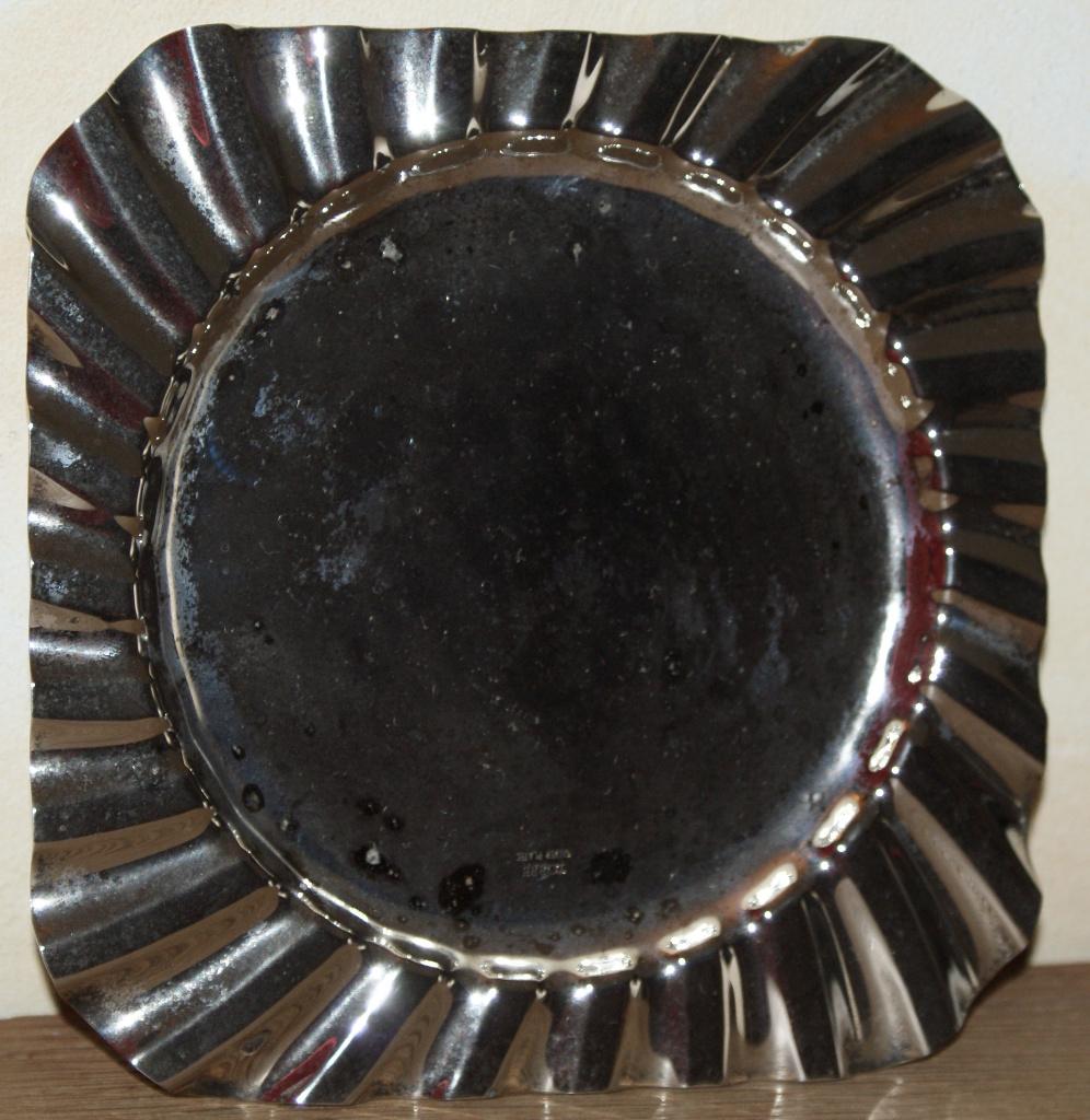 TORRE - dessous de bouteille plaqué argent - VINTAGE, Antiquités & Art, Enlèvement ou Envoi, Argent