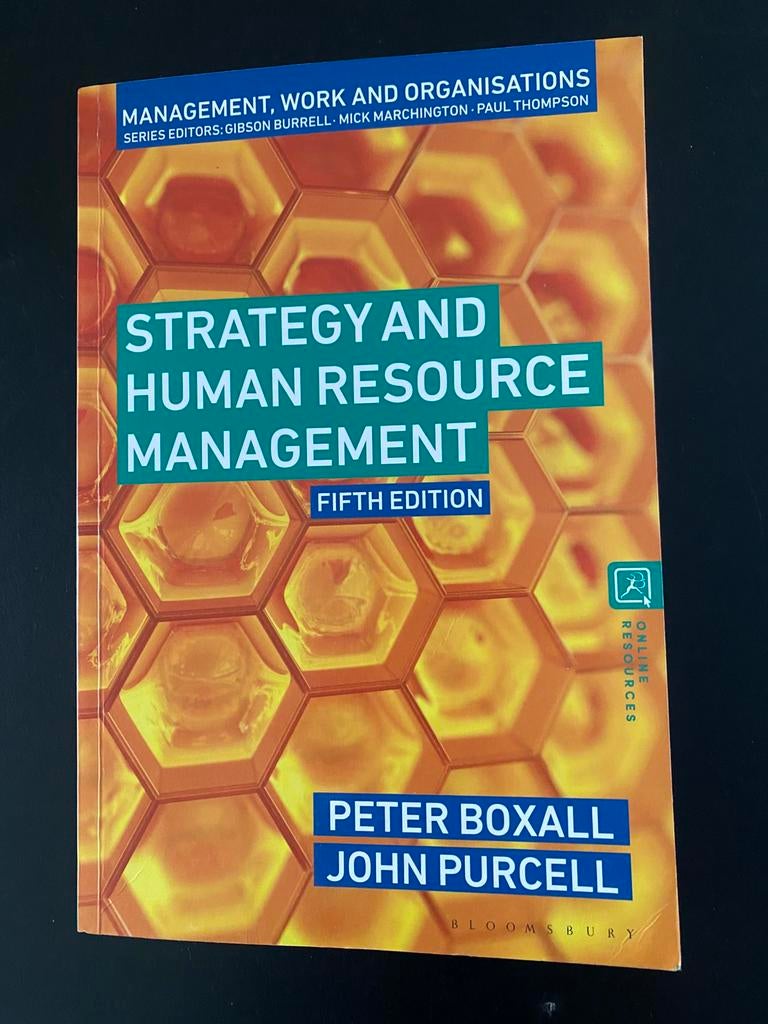 Strategy and Human Resource management, Boeken, Ophalen of Verzenden, Zo goed als nieuw