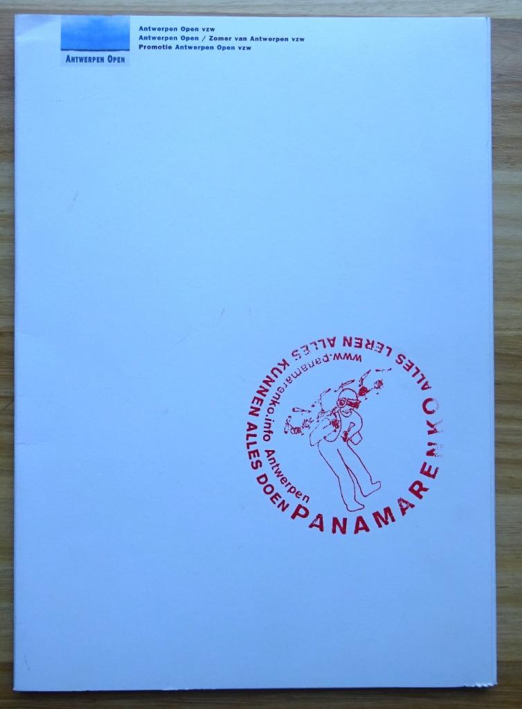 Panamarenko infomap Zomer van Antwerpen 2003, Ophalen of Verzenden, Nieuw, Beeldhouwkunst