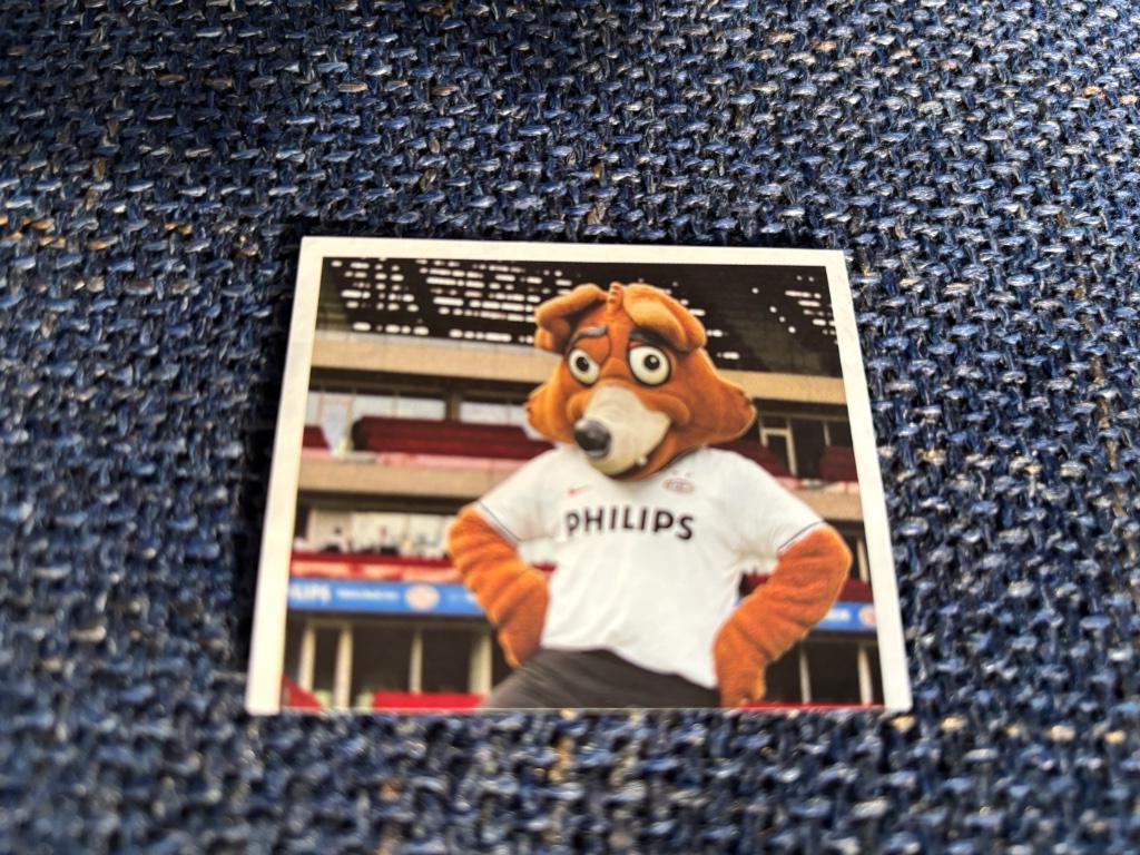 Panini PSV sticker nummer 102 Foxy wit shirt Philips, Ophalen of Verzenden, Zo goed als nieuw, Sport