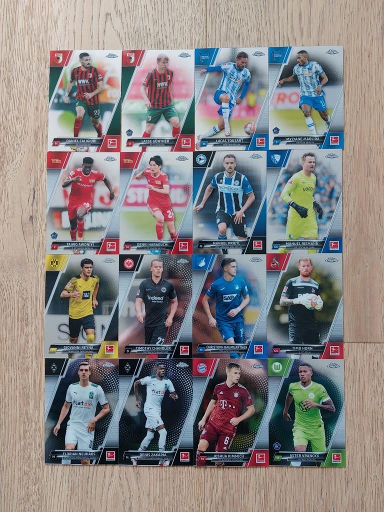 Cartes Topps Chrome Football Bundesliga 2021 2022, Collections, Articles de Sport & Football, Neuf, Cartes de joueur