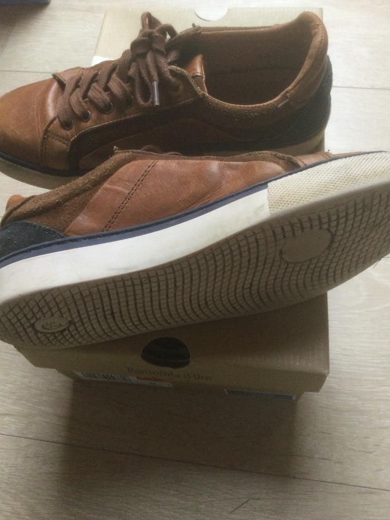 Chaussures basses Sneakers en cuir/  leder cognac 34, Enfants & Bébés, Vêtements enfant | Chaussures & Chaussettes, Utilisé, Chaussures