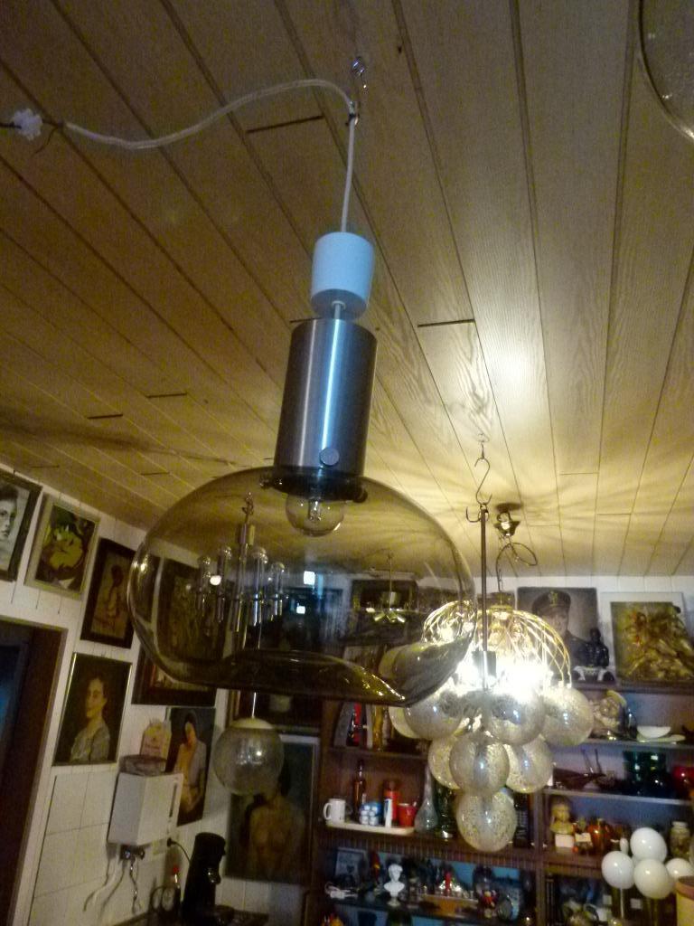vintage space age hanglamp Herbert Proft 1970, Ophalen, Huis en Inrichting