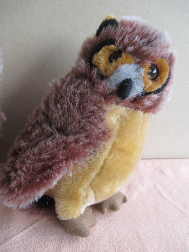 kerst uil bruin knuffel, Ophalen of Verzenden, Zo goed als nieuw