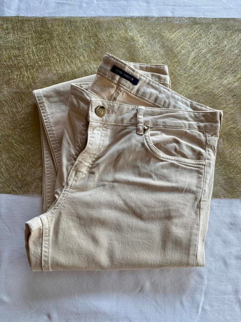Beige broek, River Woods, maat 31, Taille 38/40 (M), Enlèvement ou Envoi, River Woods, Beige