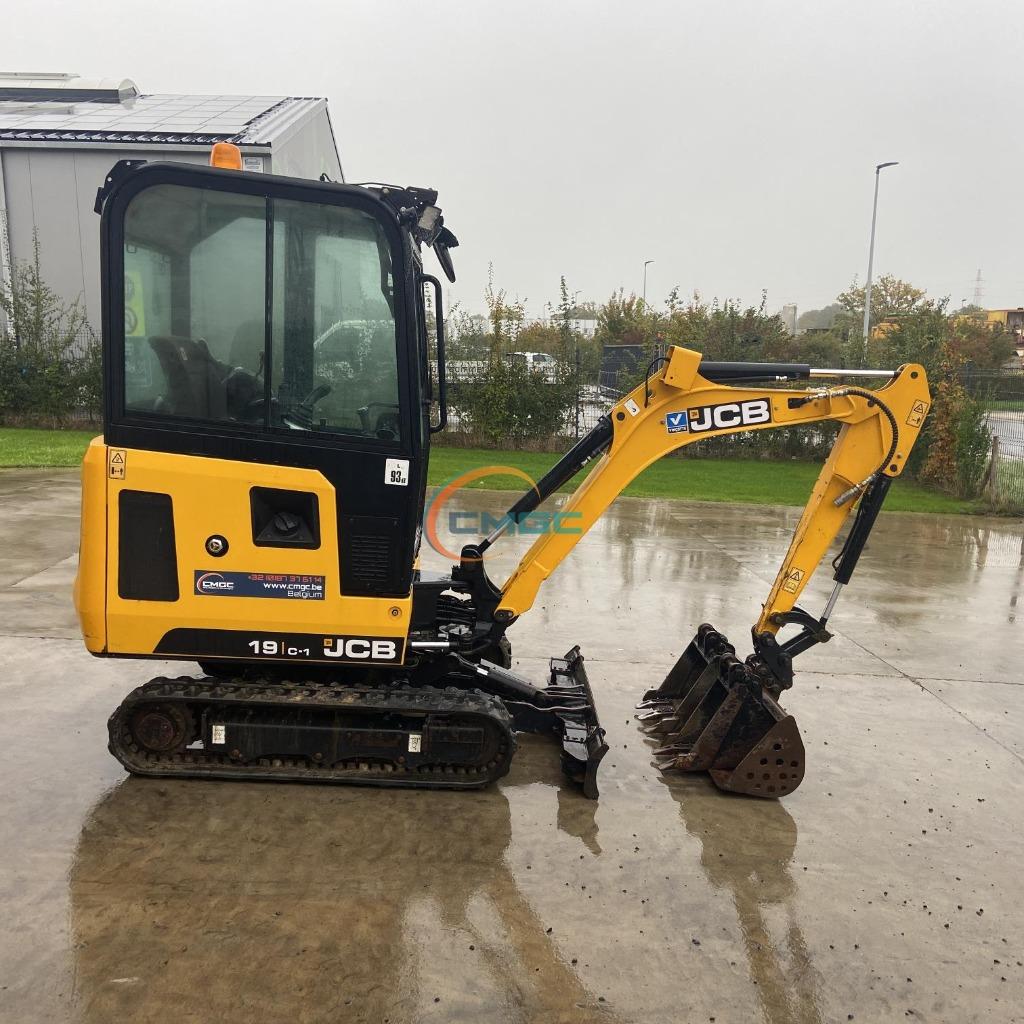 Excavator JCB 19C1 - 2019 - 470h - 1.9T - 3 bakken - PE978, Ophalen
