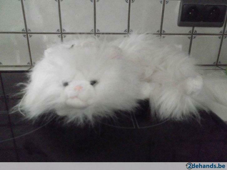 knuffel poes met 2 kittens, Enlèvement ou Envoi, Utilisé