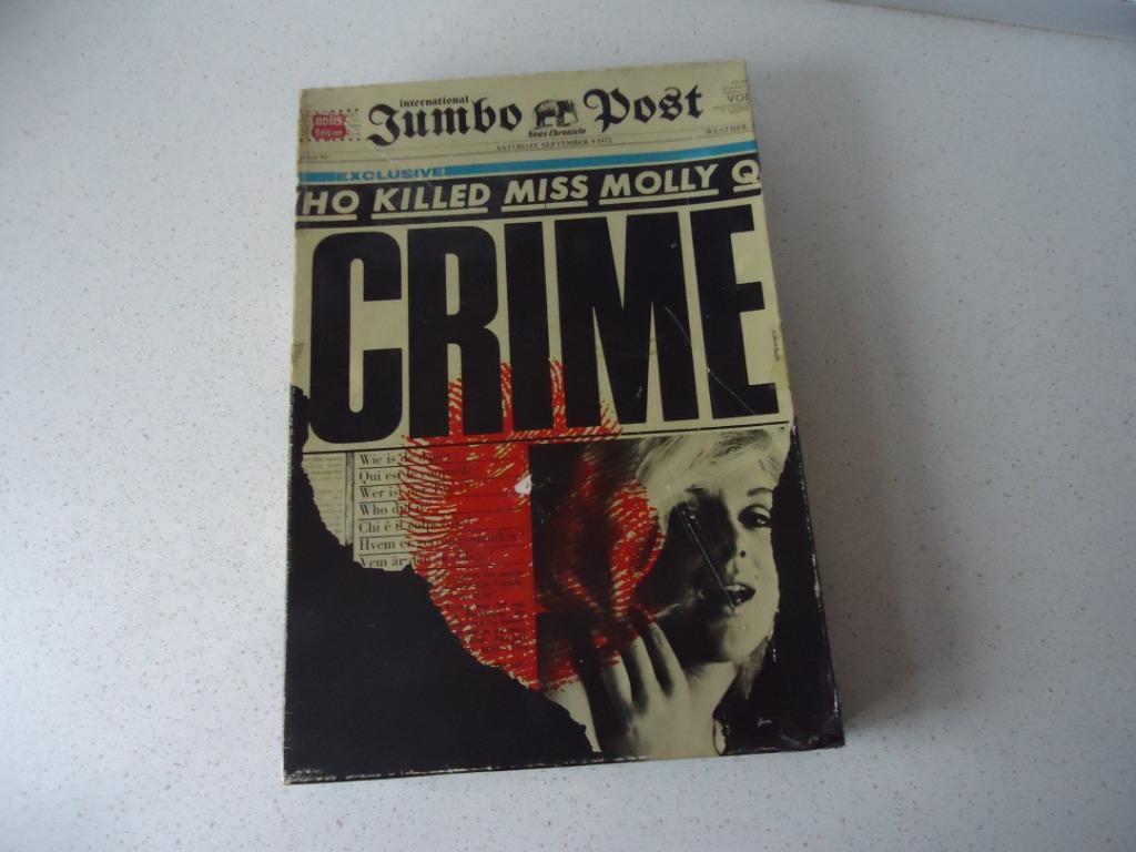 Vintage "Crime" van Jumbo (nr 482) in goede staat !, Een of twee spelers, Ophalen of Verzenden, Gebruikt, Jumbo
