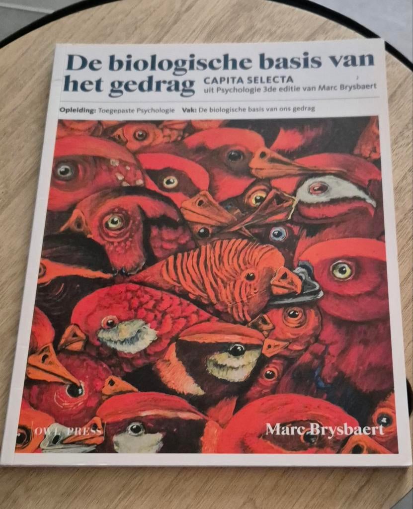 De biologische basis van het gedrag, Enlèvement ou Envoi, Neuf, Enseignement supérieur professionnel, Marc Brysbaert
