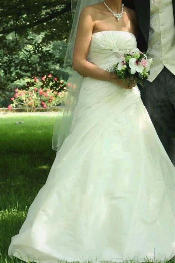 Eblouissante Robe de Mariée San Patrick + strass Swarovki ‍️, Vêtements | Femmes, Enlèvement ou Envoi, Comme neuf, Blanc, Robe de mariée