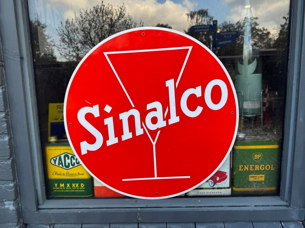 Sinalco oud fris reclamebord, Verzamelen, Ophalen, Reclamebord