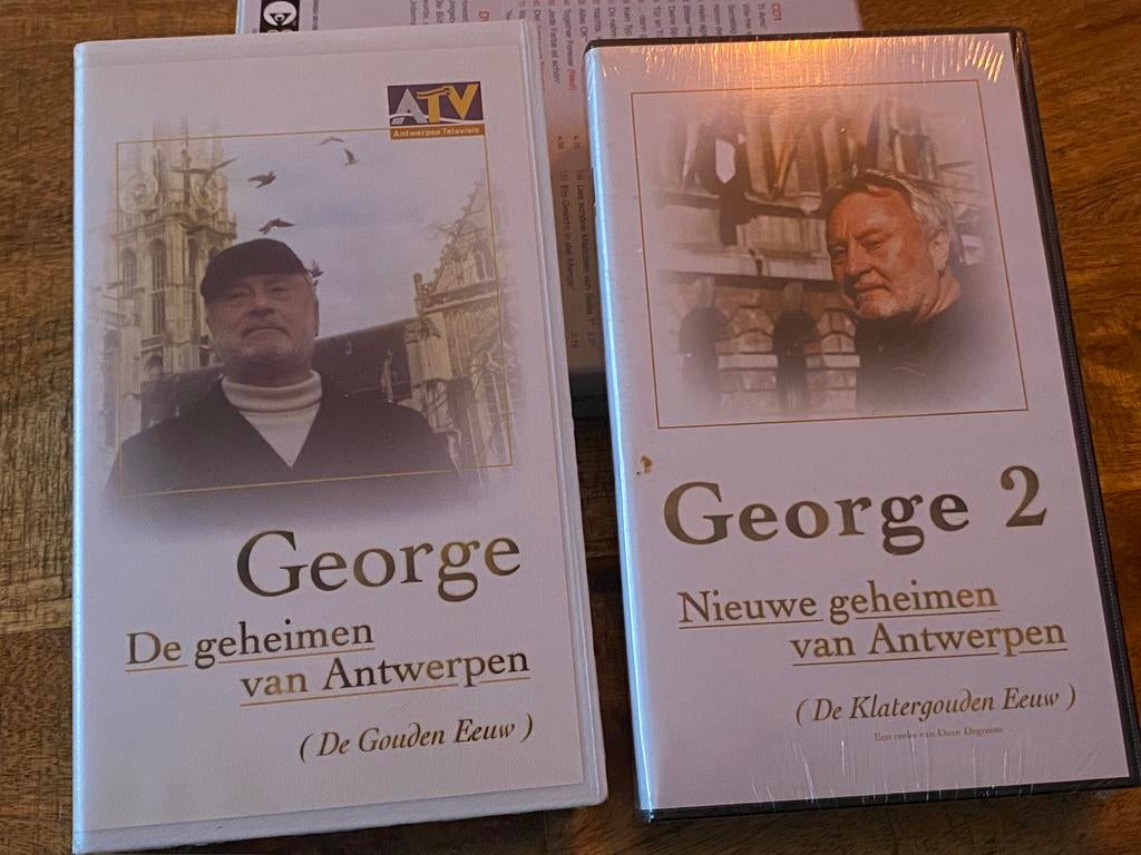 2x VHS GEORGES De geheimen van Antwerpen 📼 📼, Ophalen of Verzenden, Zo goed als nieuw