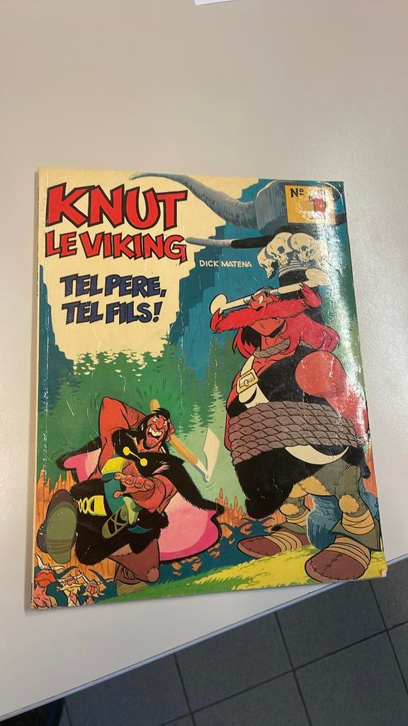 Bd KNUT Le Viking Tel père Tel fils Dick Matena n°1, Enlèvement ou Envoi, Une BD, Utilisé, Divers auteurs