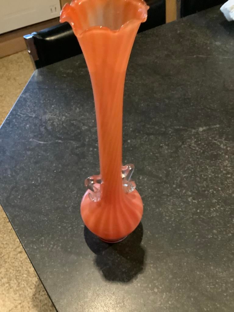Oranje vaas, Antiek en Kunst, Ophalen