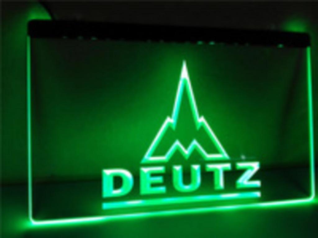 Deutz 3D led decoratie reclame logo verlichting lamp cadeau, Enlèvement ou Envoi, Neuf, Table lumineuse ou lampe (néon)