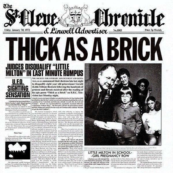 cd new: JETHRO TULL - Thick as a Brick (1972 - 2012 remix), Cd's en Dvd's, Ophalen of Verzenden, Nieuw in verpakking, Progressive