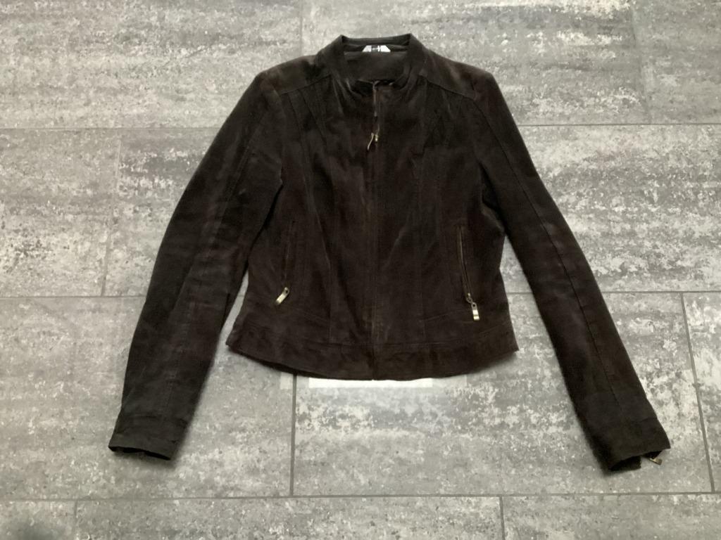 Blazer/gilet en jean L, Taille 38/40 (M), Enlèvement ou Envoi, Comme neuf, Brun