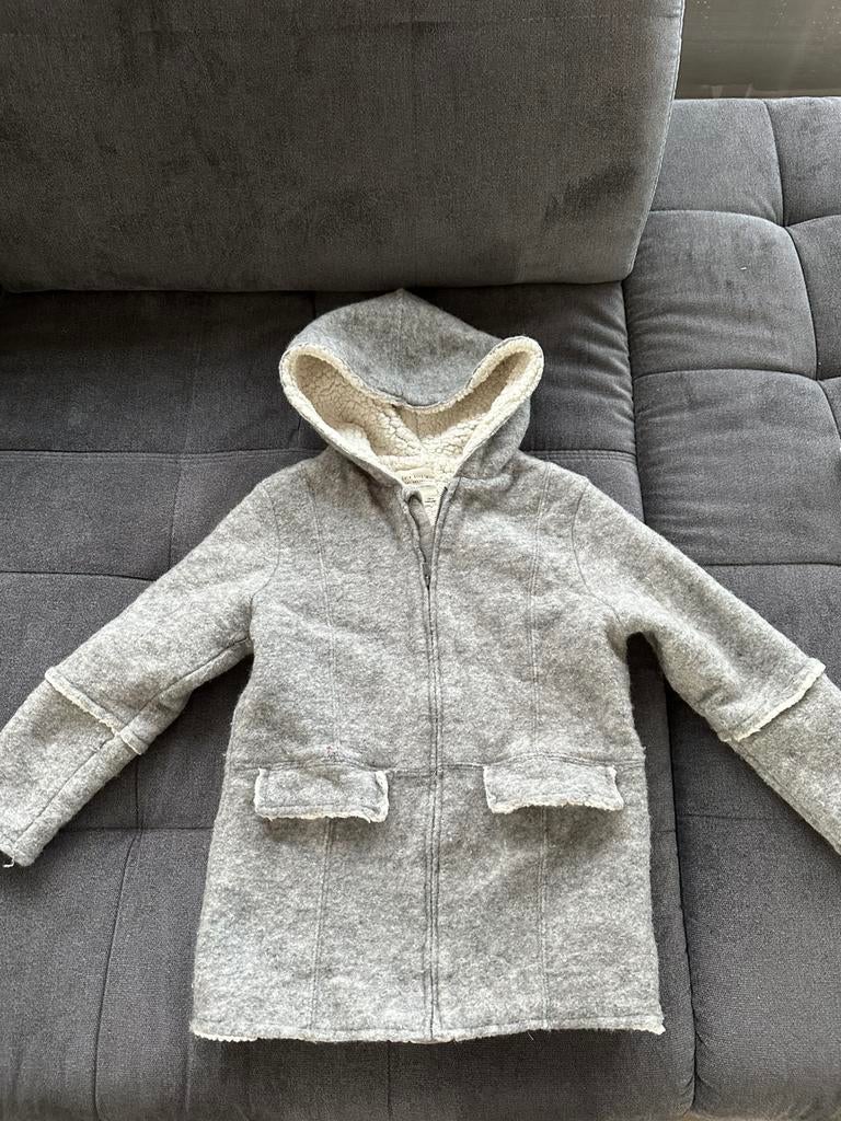 Te koop winterjas, Kinderen en Baby's, Kinderkleding | Maat 128, Meisje, Ophalen of Verzenden, Zo goed als nieuw, Zara