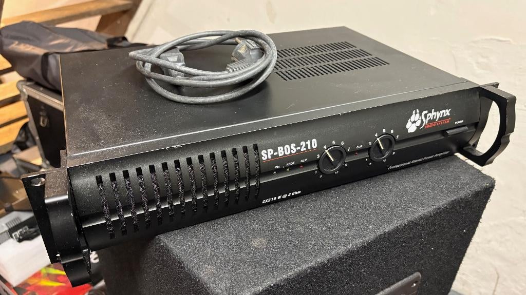 Ampli sono Sphynx SP-BOS-210 2x300W RMS, Autres marques, Enlèvement, 120 watts ou plus, Stéréo