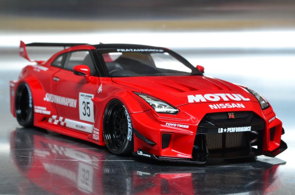 1/18 Nissan GT-R (R35) LB-Silhouette Works Ignition, Enlèvement ou Envoi, Comme neuf, Voiture, Autres marques