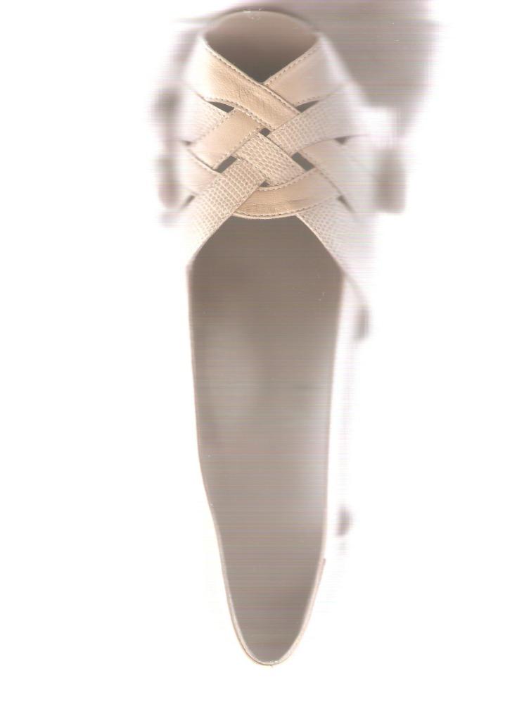 Beige lederen schoenen - maat 41, Kleding | Dames, Verzenden, Gedragen, Beige