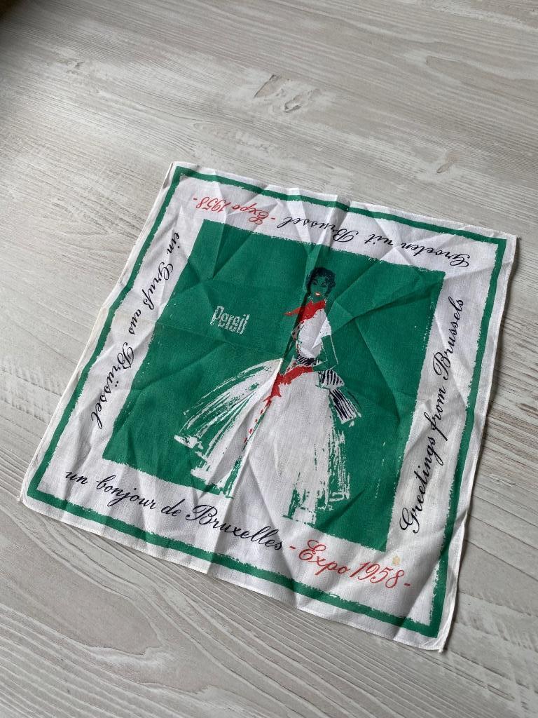 Persil zakdoekje Expo 1958, Ophalen