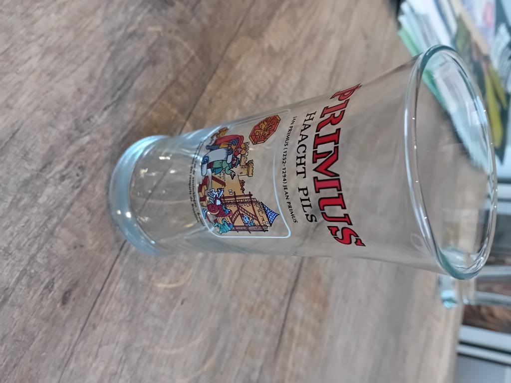 Glas primus haacht, Verzamelen, Ophalen, Zo goed als nieuw, Bierglas