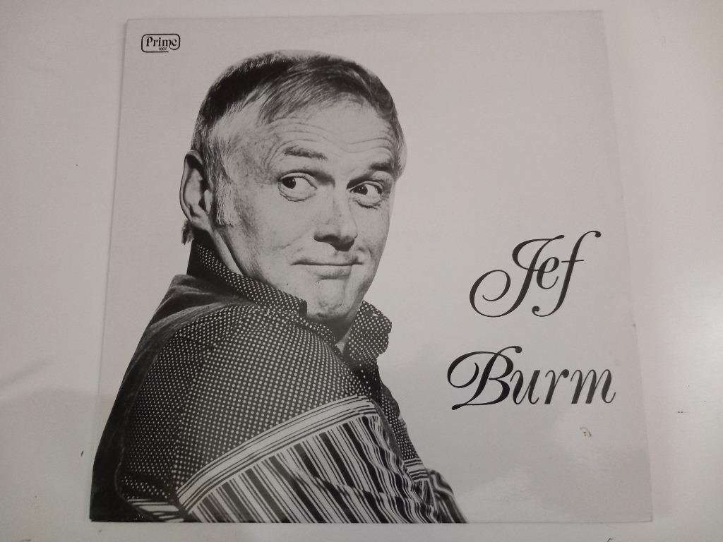 *Gesigneerd* Vinyl LP Jef Burm Brussel Film Acteur Folk, Cd's en Dvd's, Vinyl | Nederlandstalig, Ophalen of Verzenden, 12 inch