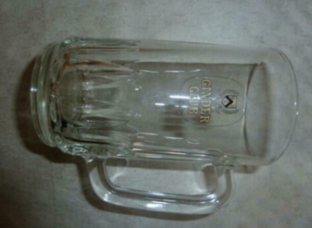 #B bier glas / pul GINDER CLUB Brouwerij Martinas - Merchtem, Verzamelen, Ophalen of Verzenden, Nieuw, Bierglas