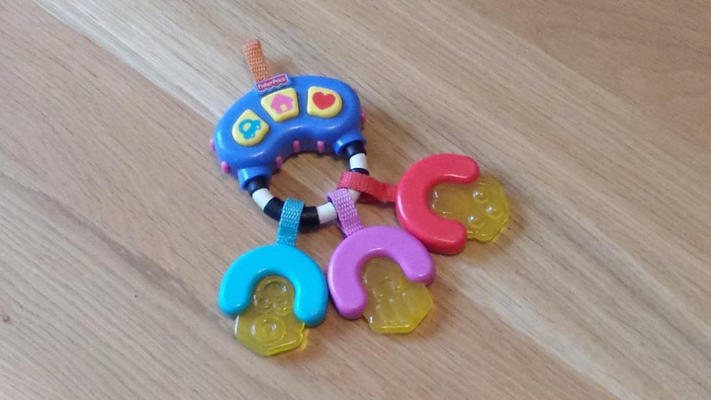 Fisher-price baby sleutels - bijtring, Kinderen en Baby's, Ophalen of Verzenden, Gebruikt, Speelset