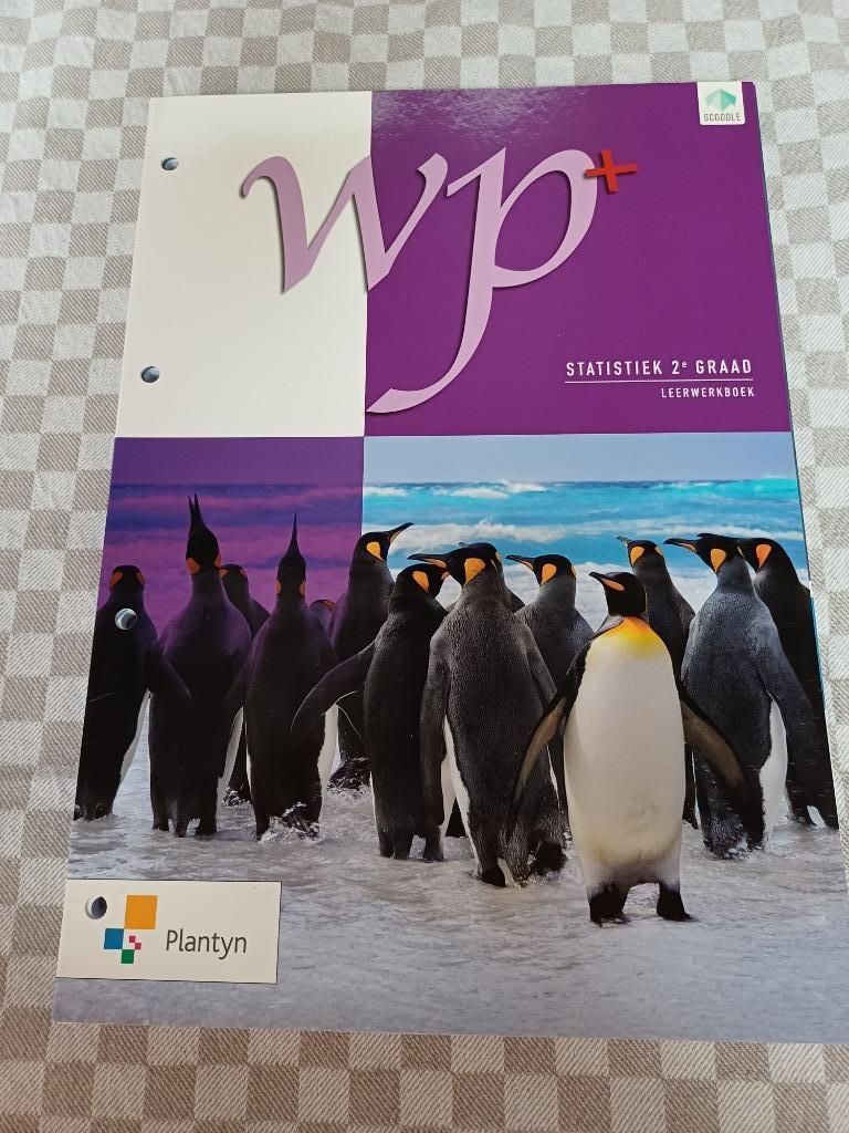 WP+ Leerwerkboek Statistiek 2e graad, Boeken, ASO, Wiskunde A, Plantyn, Nieuw
