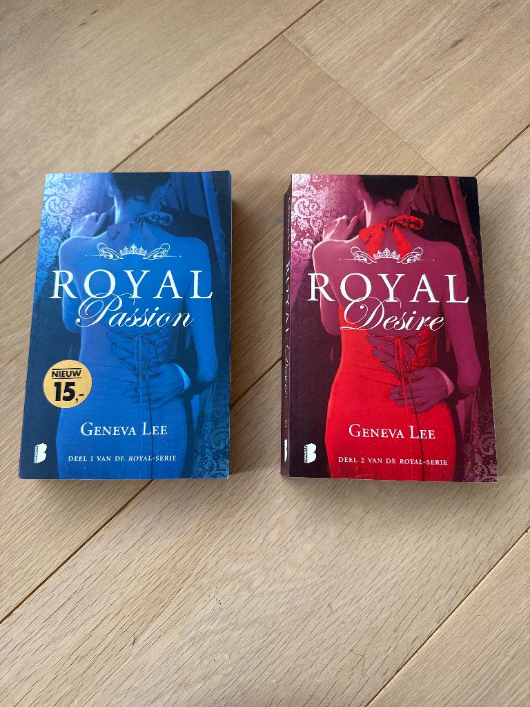 Deel 1 en 2 van Royal - Serie door Geneva Lee, Boeken, Ophalen of Verzenden, Zo goed als nieuw, Geneva Lee, Amerika
