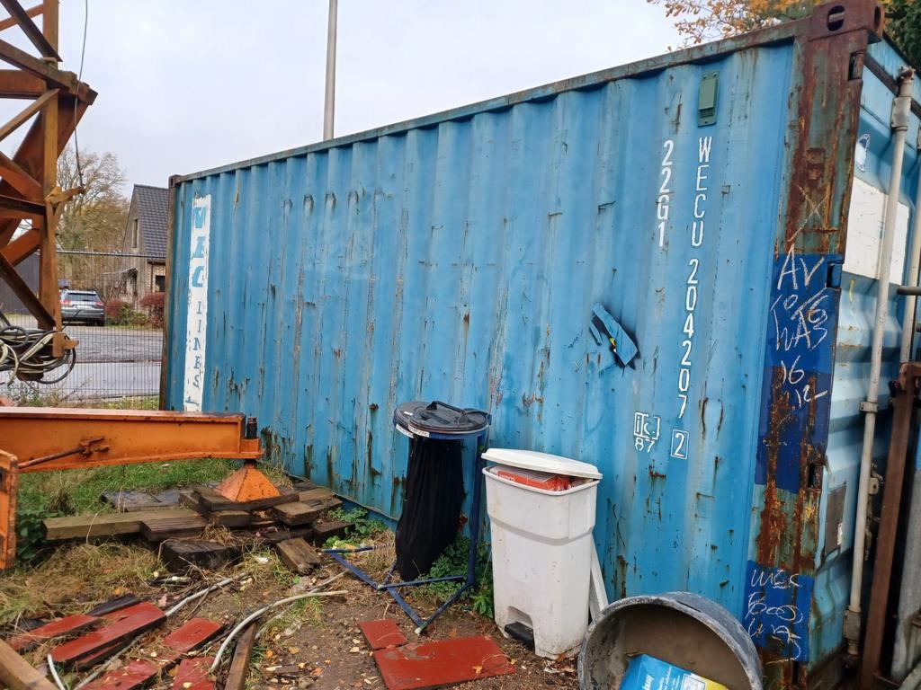 Zeecontainer 20ft, Ophalen