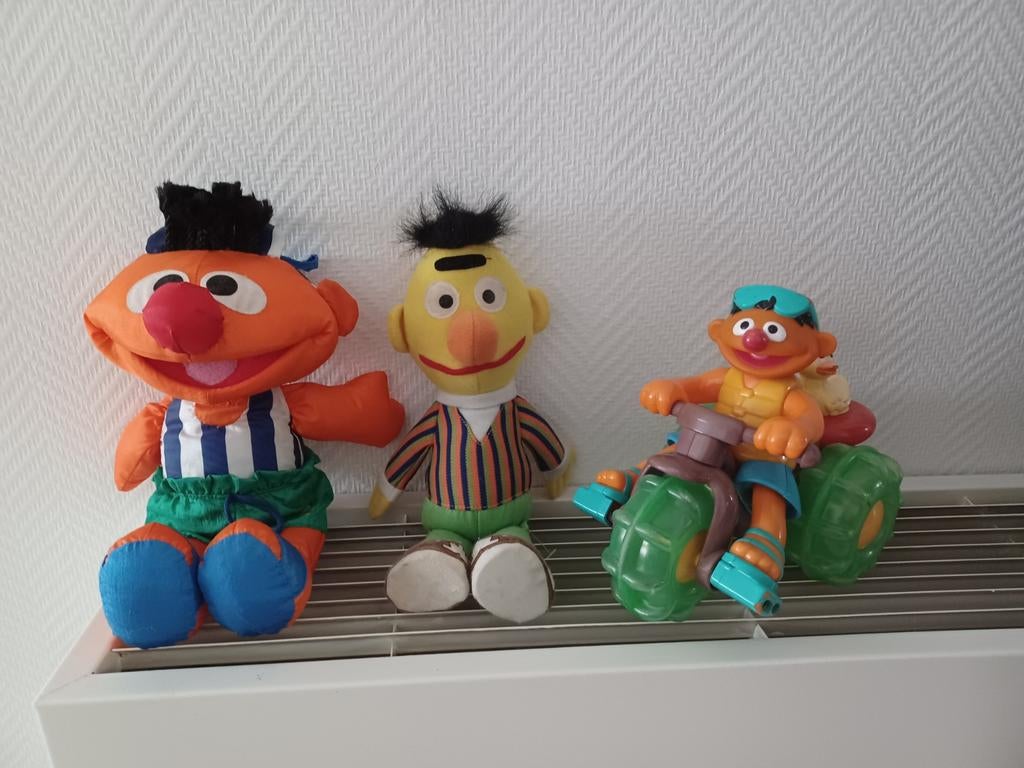 Bert & Ernie set Sesamstraat, Verzamelen, Ophalen of Verzenden, Gebruikt