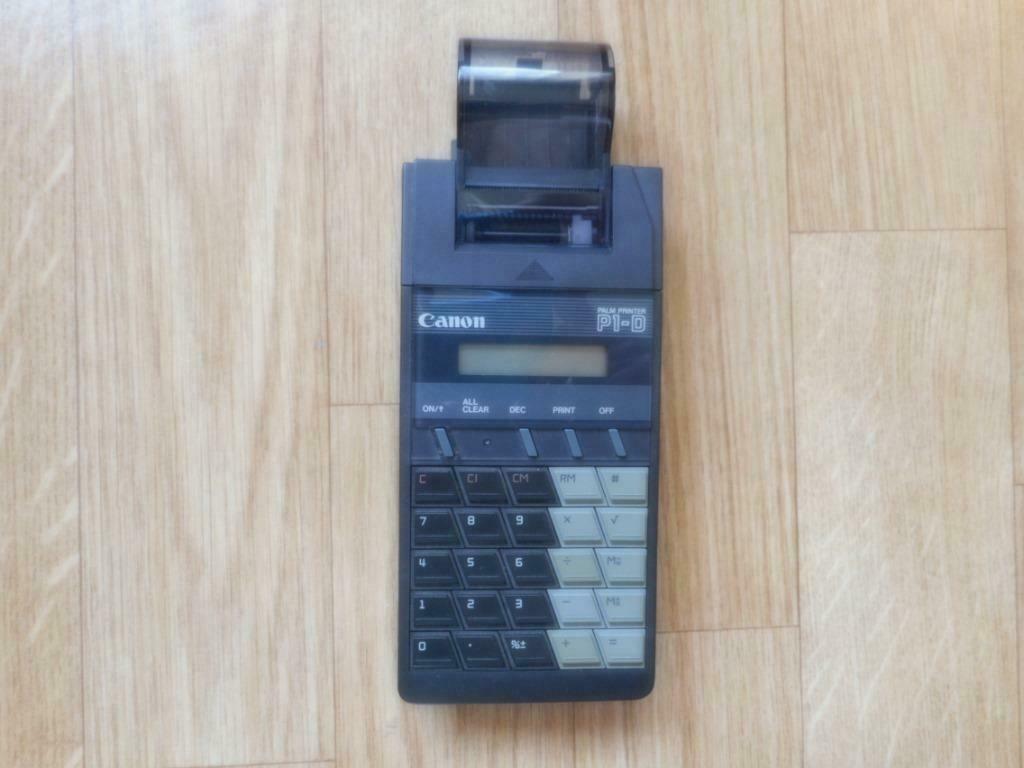 CANON REKENMACHINE(PALMPRINTER P1-D), Ophalen of Verzenden, Zo goed als nieuw