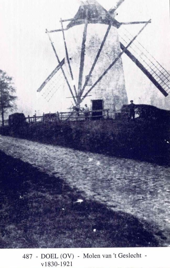 Doel - Molen van 't Geslecht, Enlèvement ou Envoi, 1980 à nos jours, Non affranchie, Flandre Orientale