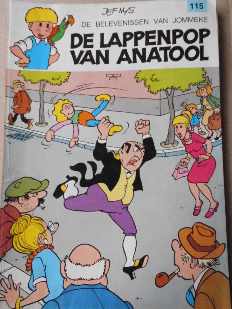 Jommeke - De lappenpop van Anatool, Eén stripboek, Ophalen of Verzenden, Gelezen, Jef Nys