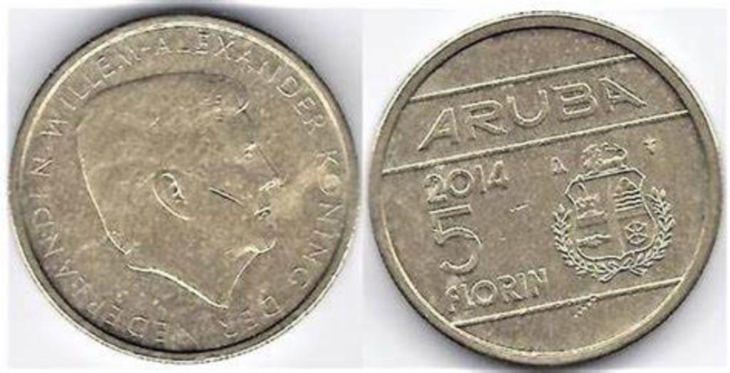 Munten Aruba, Ophalen of Verzenden, Midden-Amerika, Losse munt