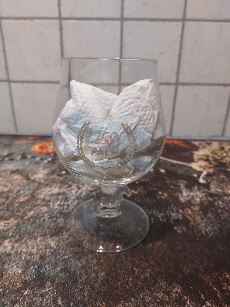 Verre de palme 250 ans, Collections, Enlèvement ou Envoi, Comme neuf, Verre ou Verres, Palm