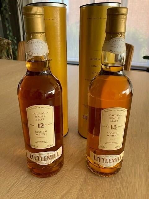 Whisky Littlemill 12 j, Verzamelen, Ophalen of Verzenden, Zo goed als nieuw, Vol
