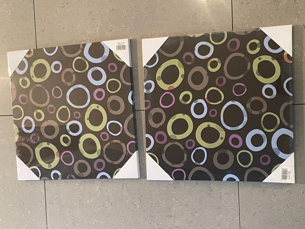 Peinture sur toile moderne Rounds NOUVEAU, Antiquités & Art, Enlèvement
