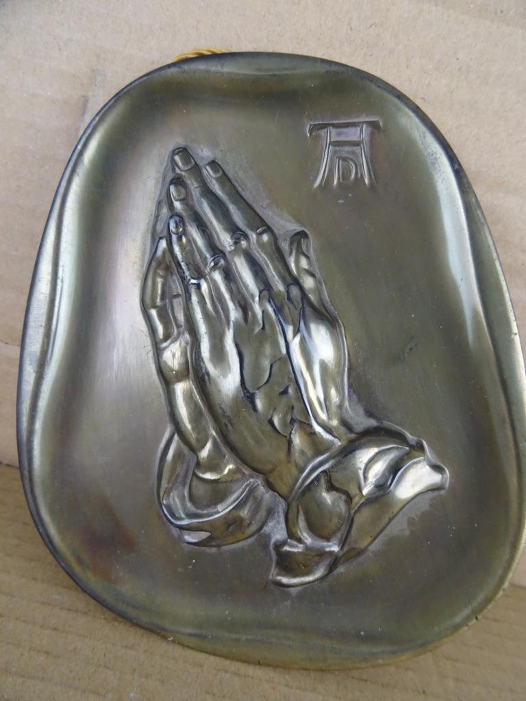 Antieke plaquette reliëf Albrecht Dürer Biddende handen 1900, Antiek en Kunst, Ophalen of Verzenden
