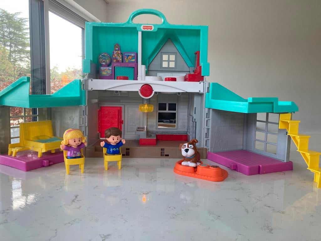 Speelhuisje Little people - handige helpers huis, Enfants & Bébés, Jouets | Fisher-Price, Comme neuf, Enlèvement