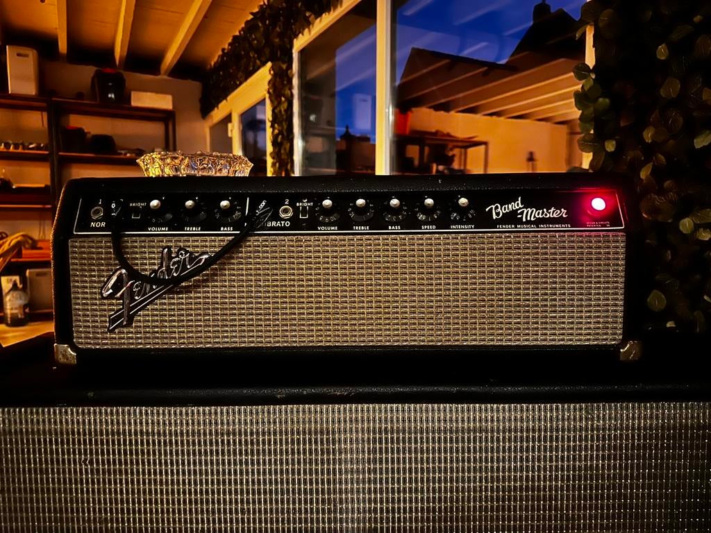 Fender bandmaster 1967 blackface, Muziek en Instrumenten, Ophalen, Gebruikt, Gitaar