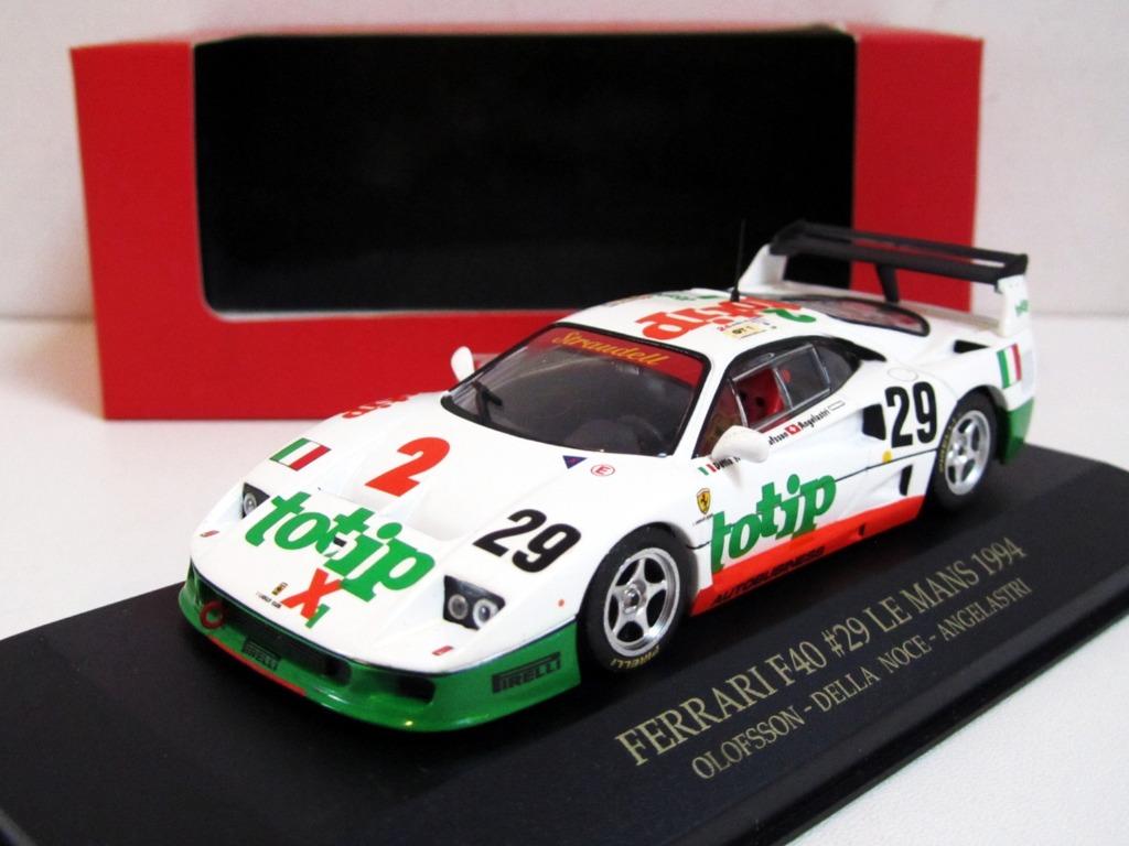 Ferrari F40 #29 Le Mans 1994 Hot Wheels / IXO FER010 (1/43), Ophalen of Verzenden, Nieuw, Auto, Overige merken