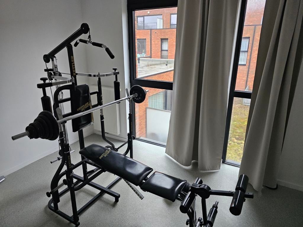 Kettler Sport Multigym + Bank + Dumbbells + Gewichte, Sport en Fitness, Ophalen
